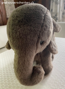 STOFFTIER ELEFANT GRÖSSE CA. 33 CM X 40 CM