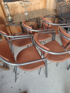 stühle. Schöne braune Stühle, 6 Stück