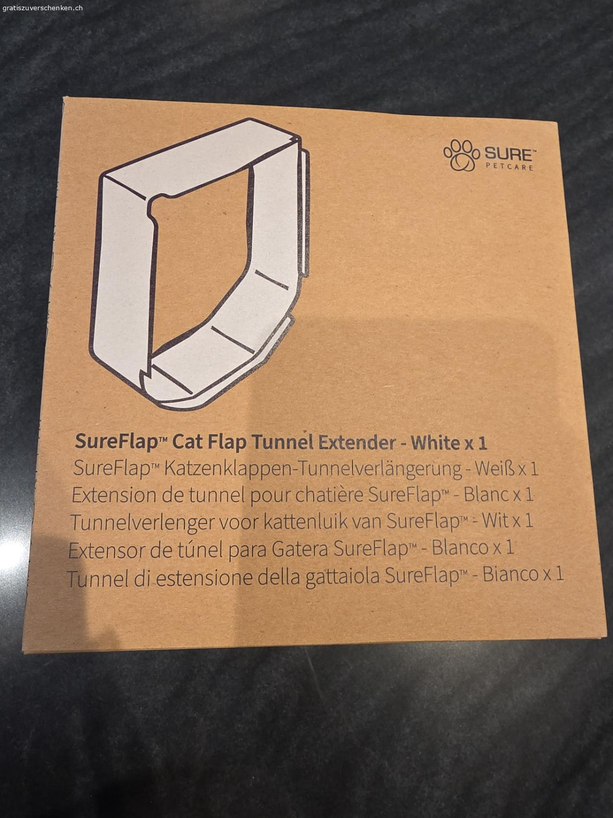 Sureflap Tunnelverlängerung. Katzenklappen Tunnelverlängerung von Sureflap in weiss