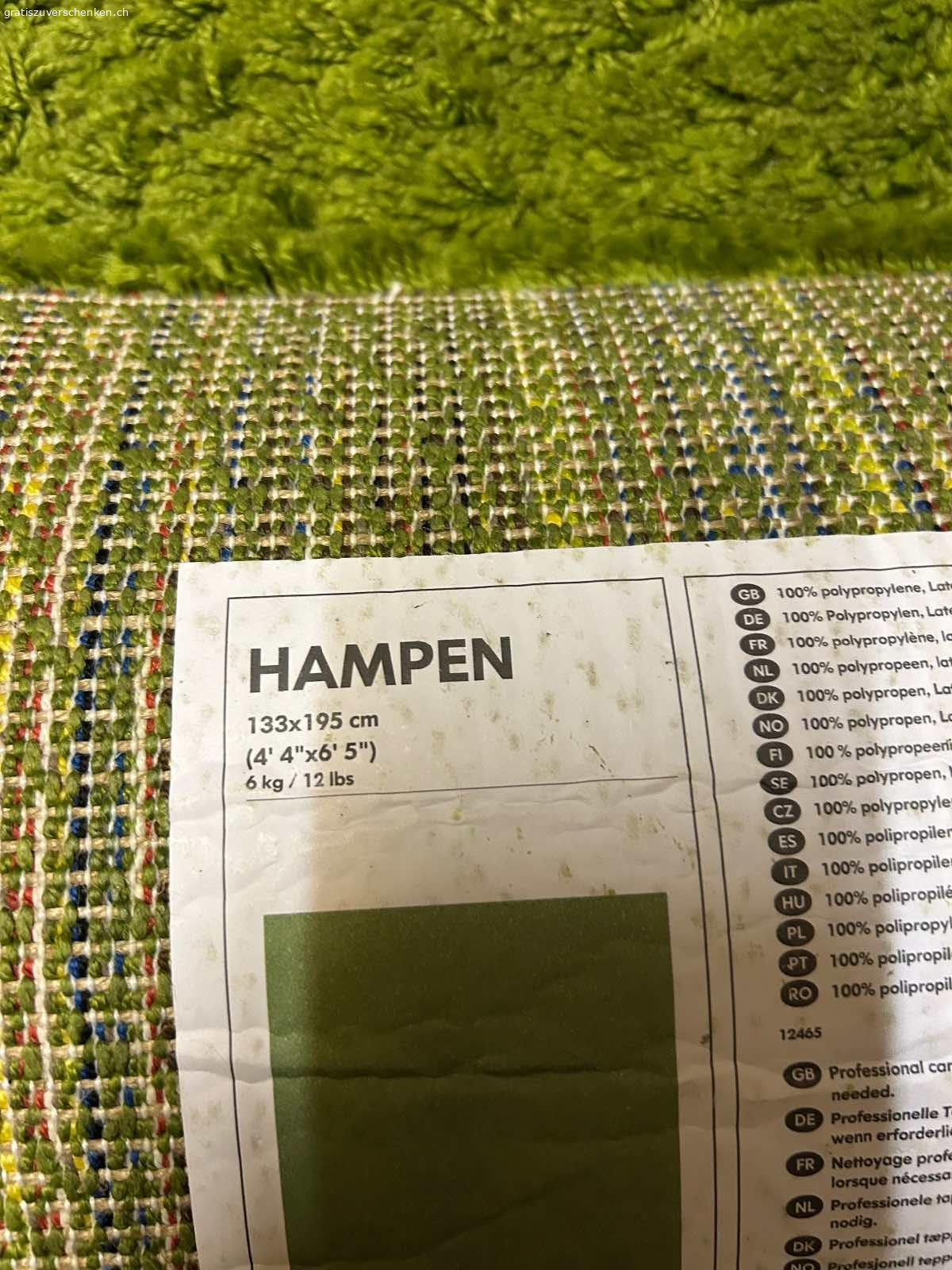 Teppich. Dieser farbenfrohe Teppich, passend zum Frühling, wurde nur im Gästezimmer benutzt. Daher in sehr gutem Zustand. Grösse siehe Photo.