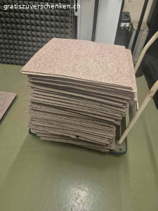 Teppichfliesen 50x50cm gratis zum abholen