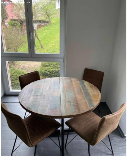 Tisch Boho 110 cm mit oder ohne Stühle