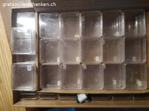 Transparente Döschen z.B. für Herbarium