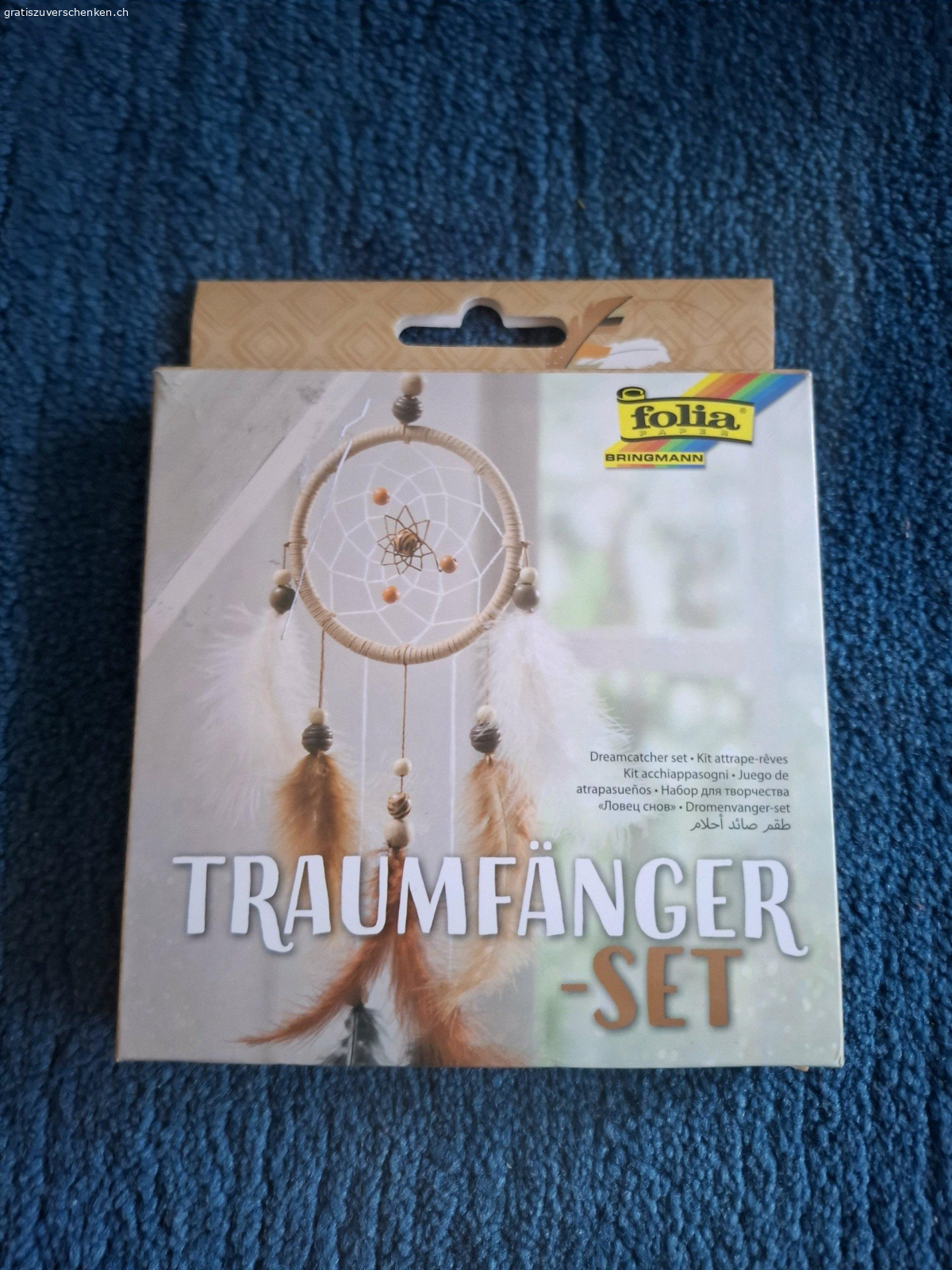 Traumfänger Bastelset. Neues Set zum Traumfänger basteln.
ungeöffnet 

Abholung wird bevorzugt.