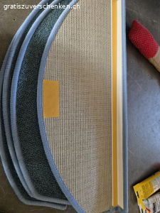 TreppenStufenMatten. 4 Stk Treppen Stufen Matten in OzeanBlau. Nur alle zusammen 
SBB in 2 Min erreichbar,  nur Abholung