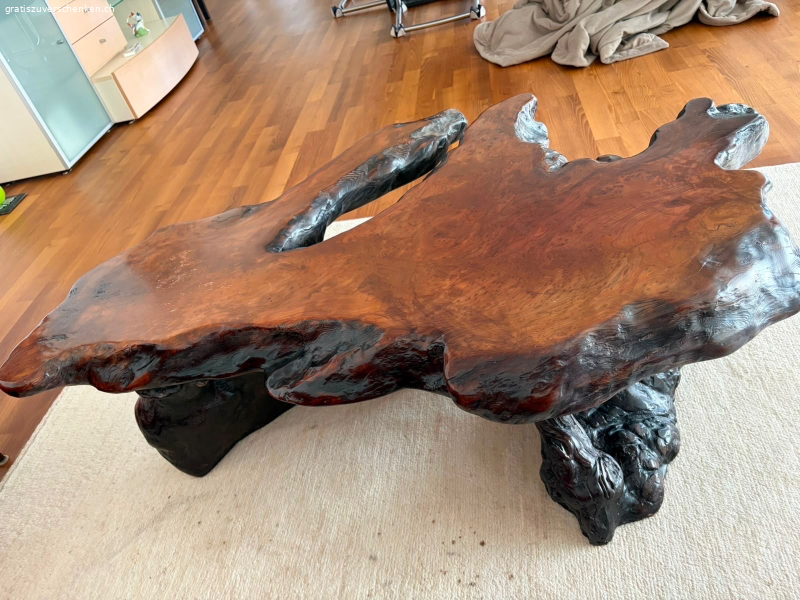 Unikat Wurzel Redwood Couchtisch