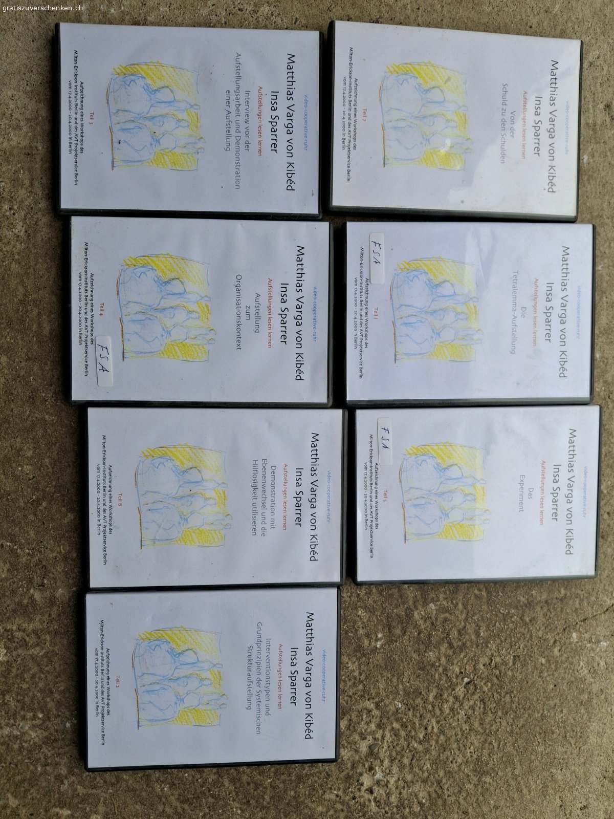 verschidene CD und DVD Lebensweishei. abzuholen in Aadorf kein Versand