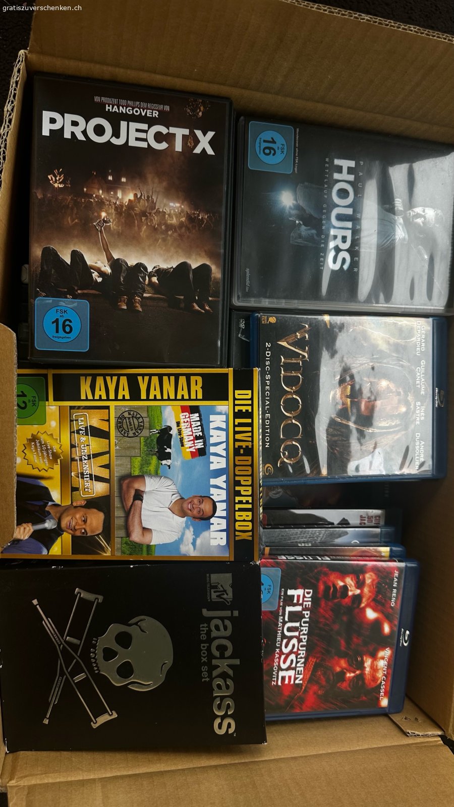 Verschiedene Dvd. DVDs mit verschiedenen Filmgenres