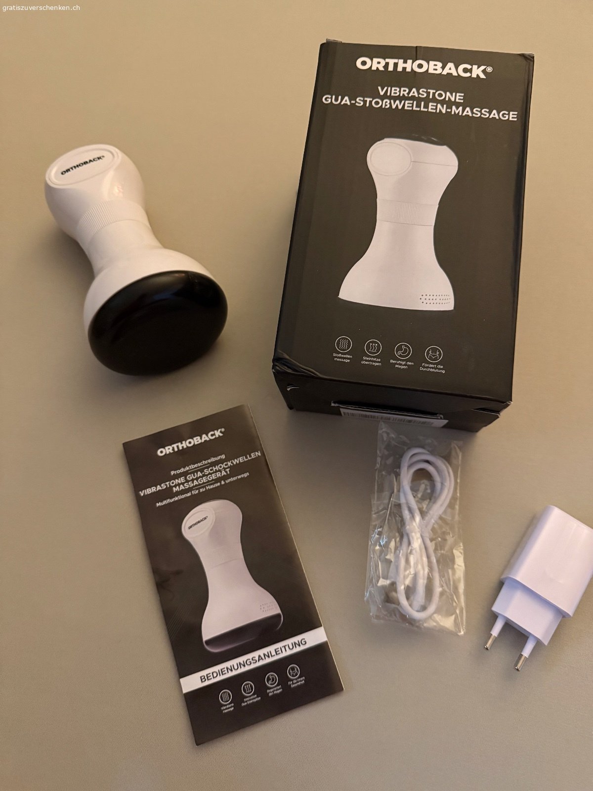 Vibrationsmassagegerät gegen Nervenschmerzen. ORTHOBACK-Gerät Gezielte Linderung von Nervenschmerzen

Siehe Webseite: https://alp-shop.ch/products/appareil-de-massage-vibrant-contre-les-douleurs-nerveuses?

Muss abgeholt werden!