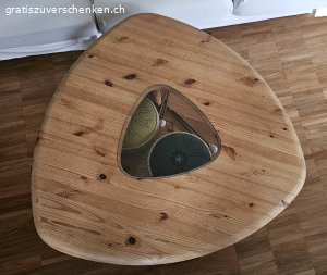 Vintage HolzCouchtisch h: 42cm b: 97