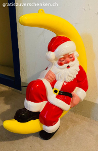 Weihnachtsmänner mit Beleuchtung