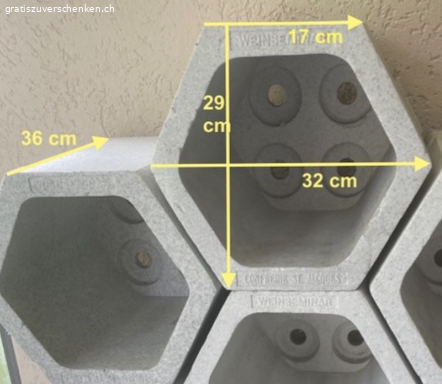 Weinregal, stabil aus Styropor