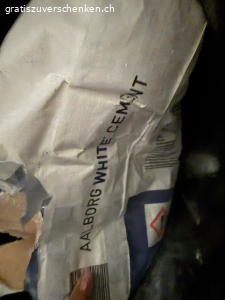 weisszement, ca. 20 kg