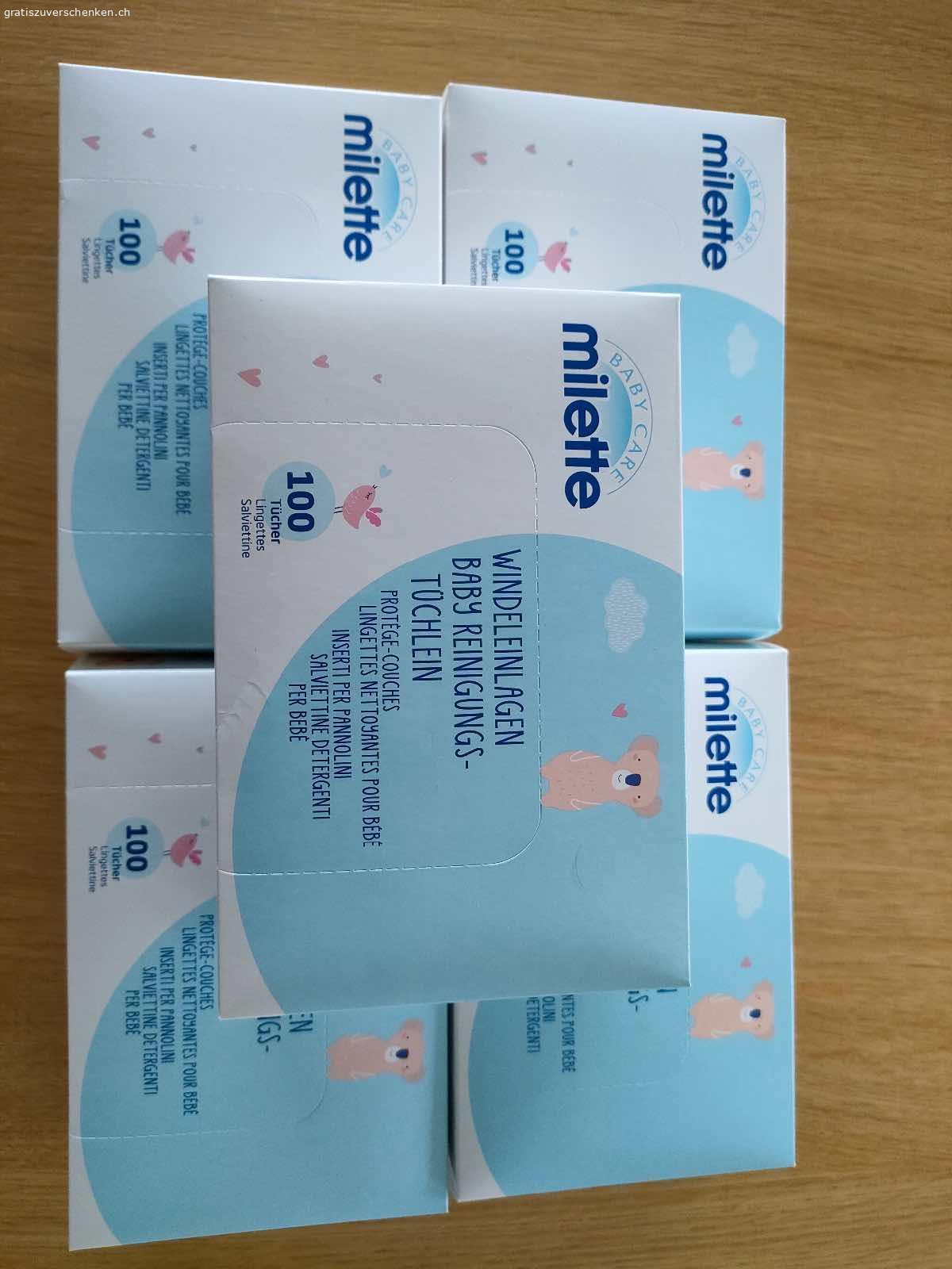 Windeleinlagen neu. 5x Windeleinlagen à je 100 Stück. Neu und ungeöffnet. Aus tier- und rauchfreiem Haushalt. Abholung via Briefkasten.