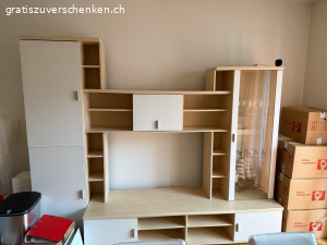 Wohnwand und Sofa gratis