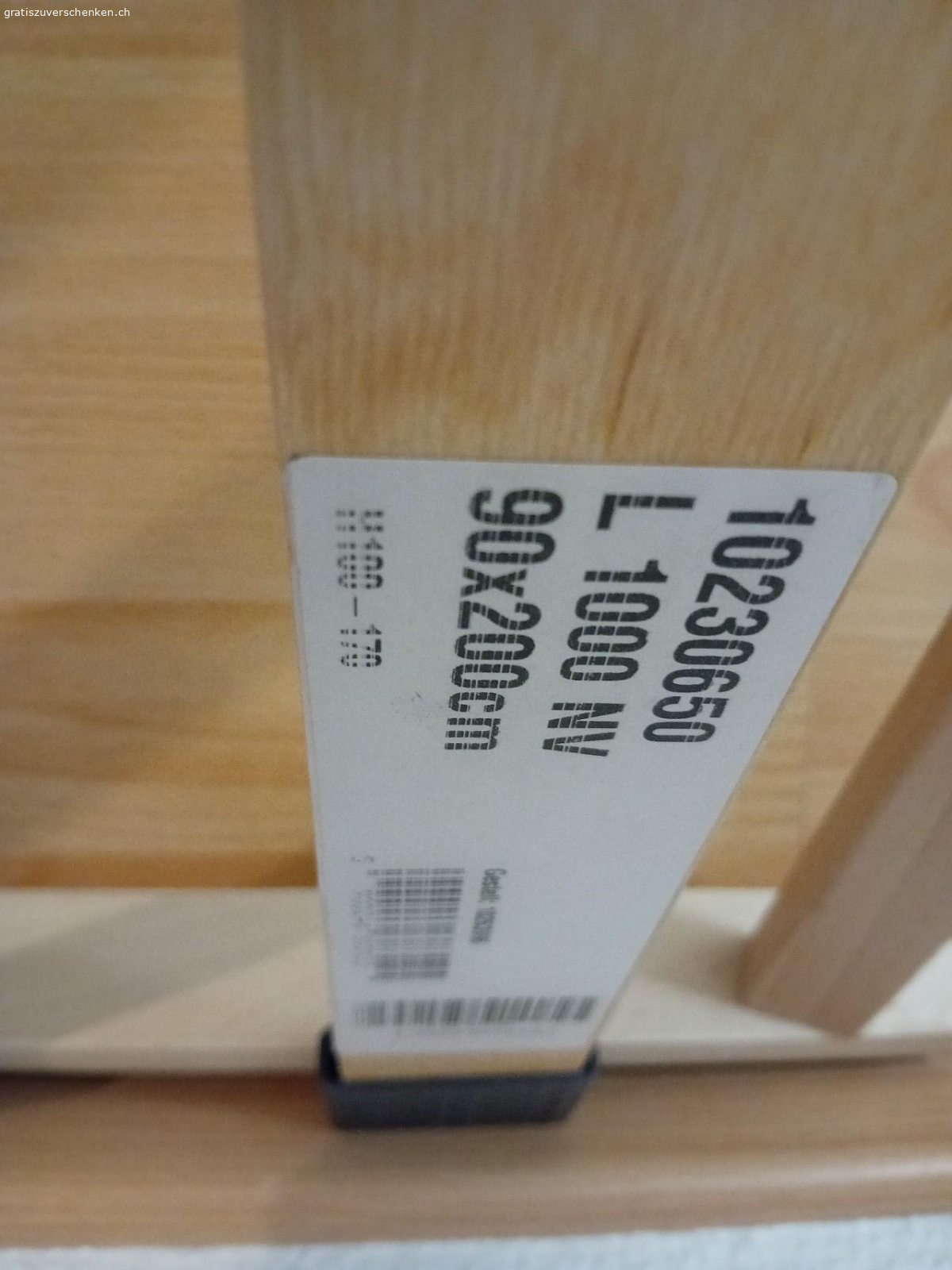 zu verschenken. Lattenrost verschenken 90x200
